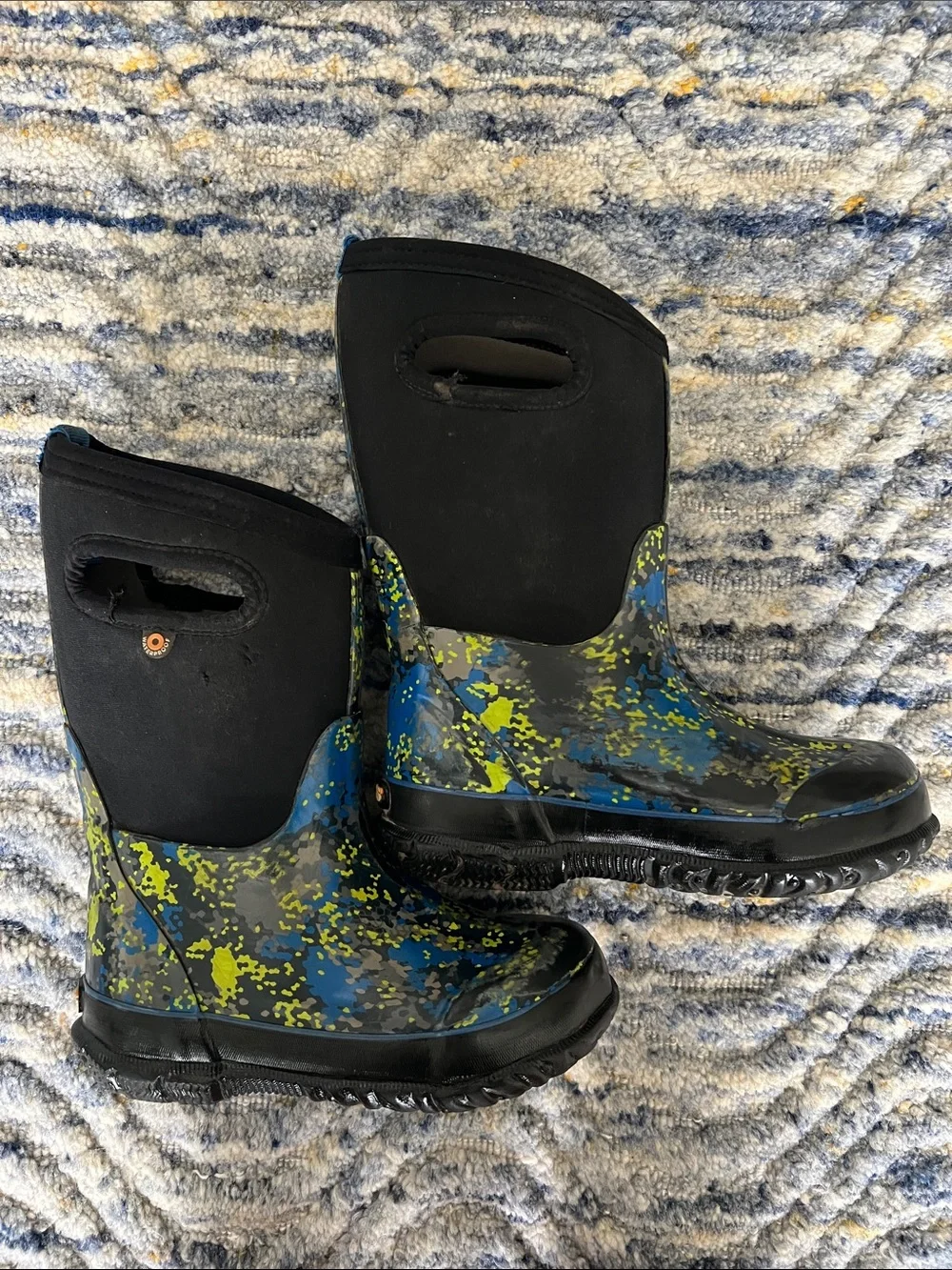 Kids BOGS waterproof winter Rain Boots size 12